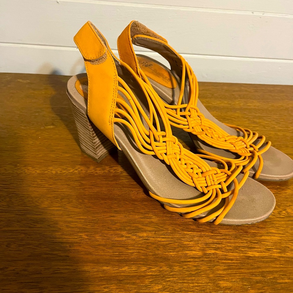 Orange heels